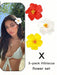 SHEIN Paquete de 3 pinzas para el pelo con diseño de flor de hibisco - Quierox - Tienda Online
