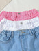 SHEIN Paquete de 3 shorts vaqueros casuales para preadolescentes, versátiles y de corte relajado - Quierox - Tienda Online
