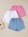 SHEIN Paquete de 3 shorts vaqueros casuales para preadolescentes, versátiles y de corte relajado - Quierox - Tienda Online