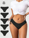 Shein Paquete de 5 bragas sexys sin costuras para mujer de talle bajo, fina y transpirable - Quierox - Tienda Online
