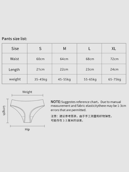 Shein Paquete de 5 bragas sexys sin costuras para mujer de talle bajo, fina y transpirable - Quierox - Tienda Online