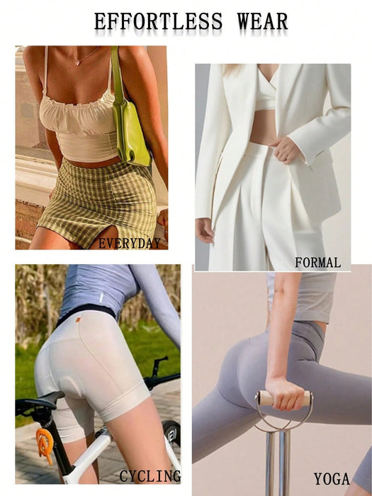 Shein Paquete de 5 bragas sexys sin costuras para mujer de talle bajo, fina y transpirable - Quierox - Tienda Online
