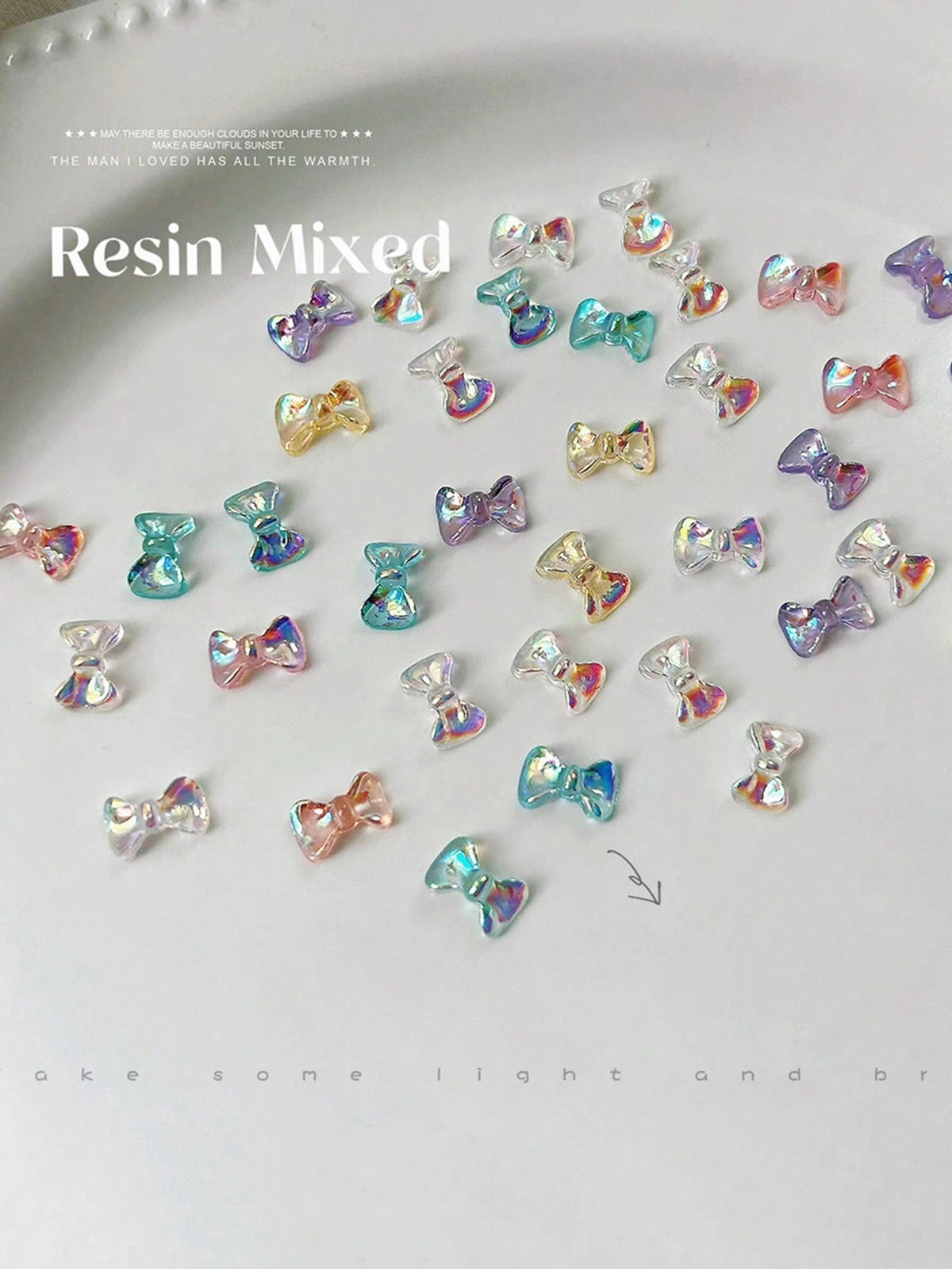 Shein Paquete mixto de 28 piezas de accesorios para decoración de