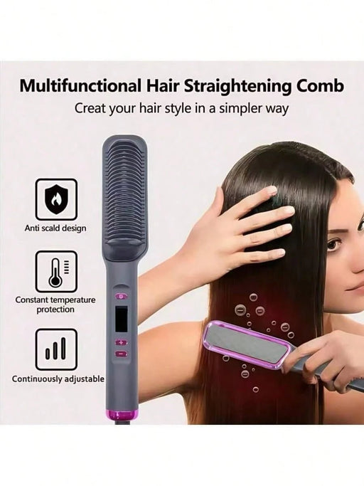 Shein Peine alisador cerámico anti - quemaduras con calentamiento rápido, multifuncional - Quierox - Tienda Online
