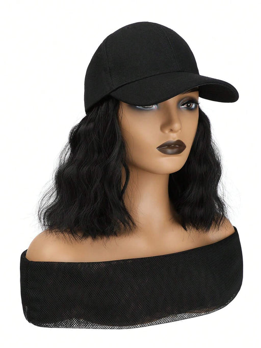 Shein Peluca sintética corta rizada negra con gorra de una sola pieza de 8 pulgadas - Quierox - Tienda Online