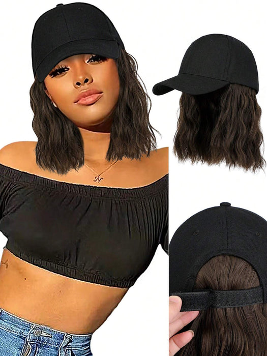 Shein Peluca sintética corta rizada negra con gorra de una sola pieza de 8 pulgadas - Quierox - Tienda Online