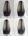 SHEIN Peluca sintética rubia con reflejos marrones y negros con flequillo - Quierox - Tienda Online