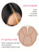 Shein Pelucas de encaje frontal 13*4*1 con parte en T de 40 pulgadas de cabello sintético negro liso - Quierox - Tienda Online