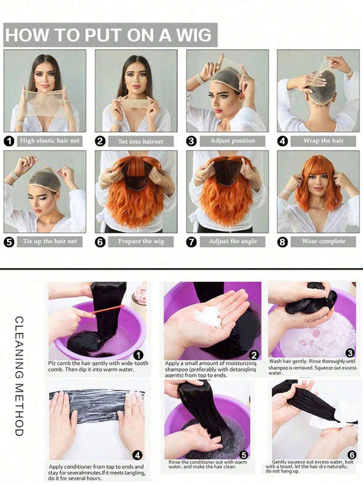 Shein Pelucas de encaje frontal 13*4*1 con parte en T de 40 pulgadas de cabello sintético negro liso - Quierox - Tienda Online