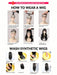 Shein Pelucas HAIRCUBE de 26 pulgadas de largo y rizado con flequillo, negras y onduladas, sintéticas - Quierox - Tienda Online