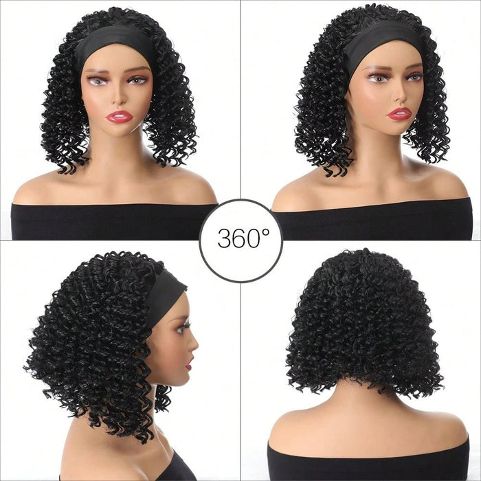 Shein Pelucas Para, Pelucas Rizadas Para, Peluca Negra Africana Rizada de 12 inch - Quierox - Tienda Online