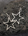 Shein Pendientes colgantes de estrella calada multicolor, sencillos y modernos - Quierox - Tienda Online