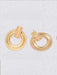 SHEIN Pendientes colgantes redondos de metal texturizado - Quierox - Tienda Online