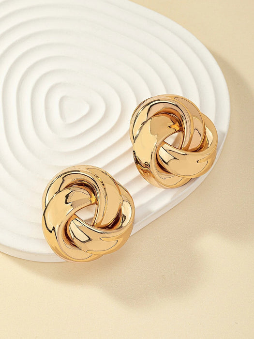 Shein Pendientes con diseño retorcido - Quierox - Tienda Online