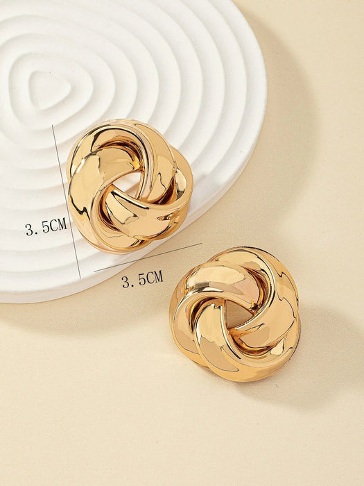 Shein Pendientes con diseño retorcido - Quierox - Tienda Online