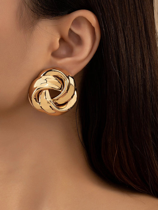 Shein Pendientes con diseño retorcido - Quierox - Tienda Online