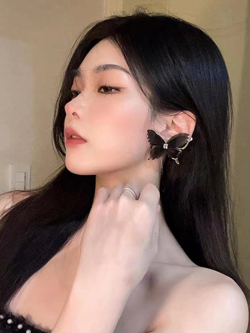 Shein Pendientes con forma de mariposa estilo Mori - Quierox - Tienda Online
