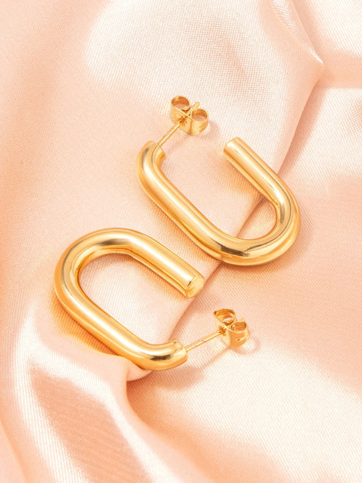 SHEIN Pendientes de aro abierto minimalista - Quierox - Tienda Online
