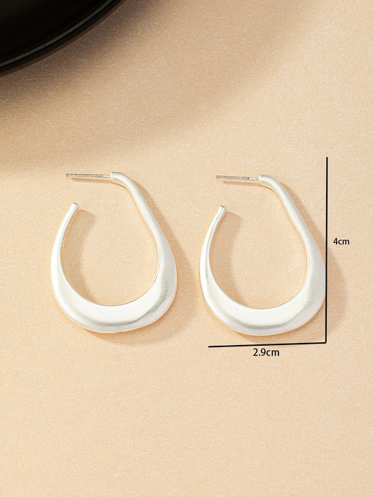 SHEIN Pendientes de aro minimalistas - Quierox - Tienda Online