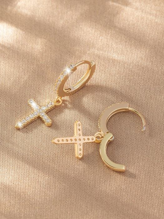 SHEIN Pendientes de aro minimalistas de acero inoxidable para hombre - Quierox - Tienda Online