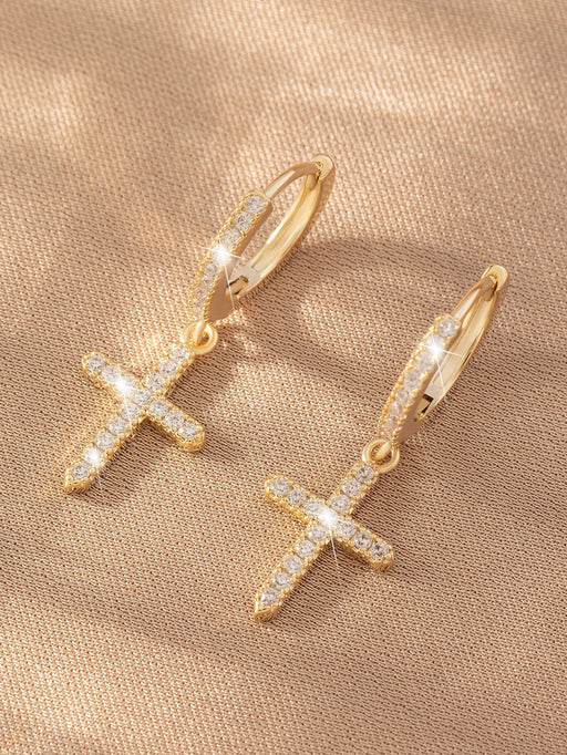 SHEIN Pendientes de aro minimalistas de acero inoxidable para hombre - Quierox - Tienda Online