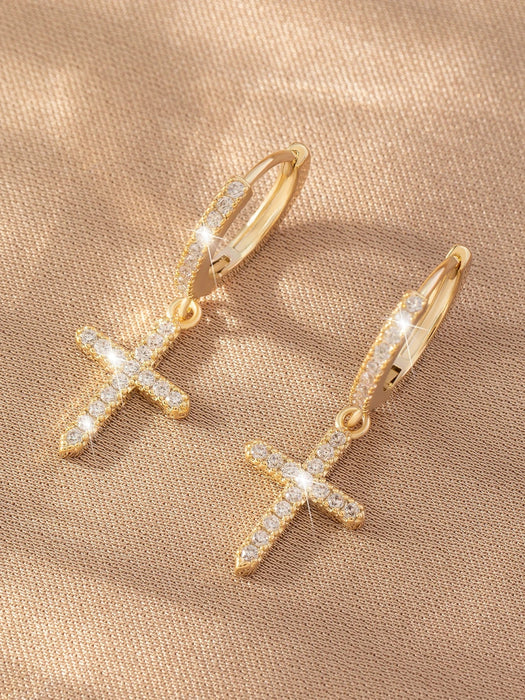 SHEIN Pendientes de aro minimalistas de acero inoxidable para hombre - Quierox - Tienda Online