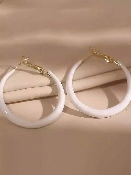 Shein Pendientes de lujo vintage con diseño de círculos - Quierox - Tienda Online