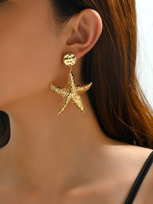 SHEIN Pendientes largos estrella de mar - Quierox - Tienda Online