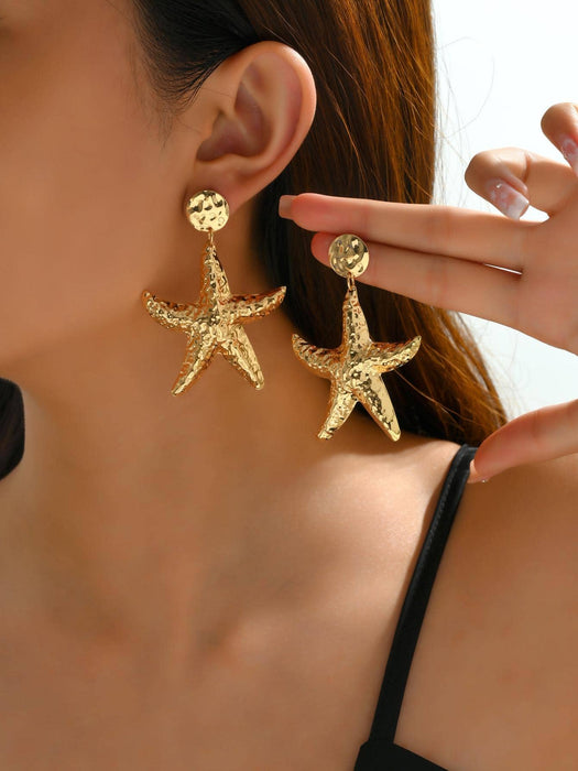 SHEIN Pendientes largos estrella de mar - Quierox - Tienda Online