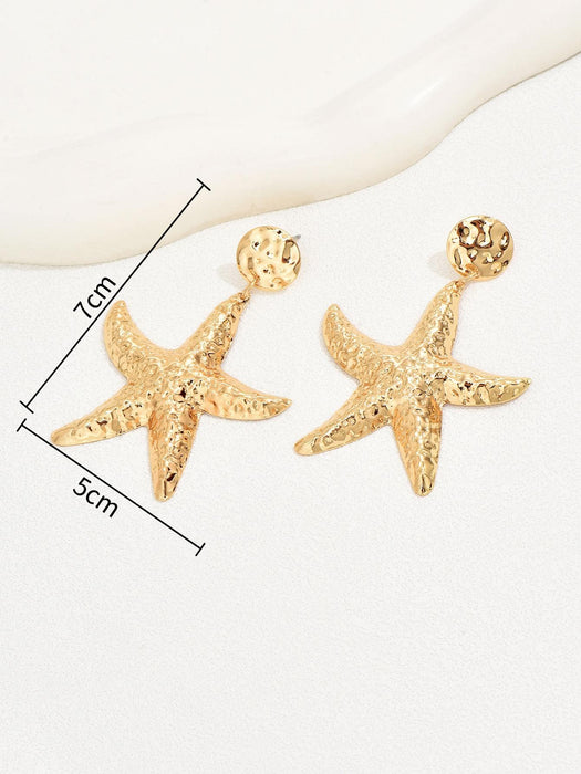 SHEIN Pendientes largos estrella de mar - Quierox - Tienda Online