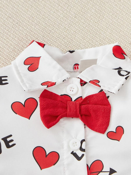SHEIN Persoplay Kids - Camiseta con estampado de corazones - Quierox - Tienda Online