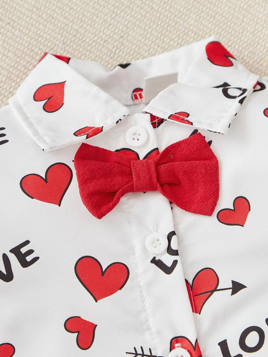 SHEIN Persoplay Kids - Camiseta con estampado de corazones - Quierox - Tienda Online