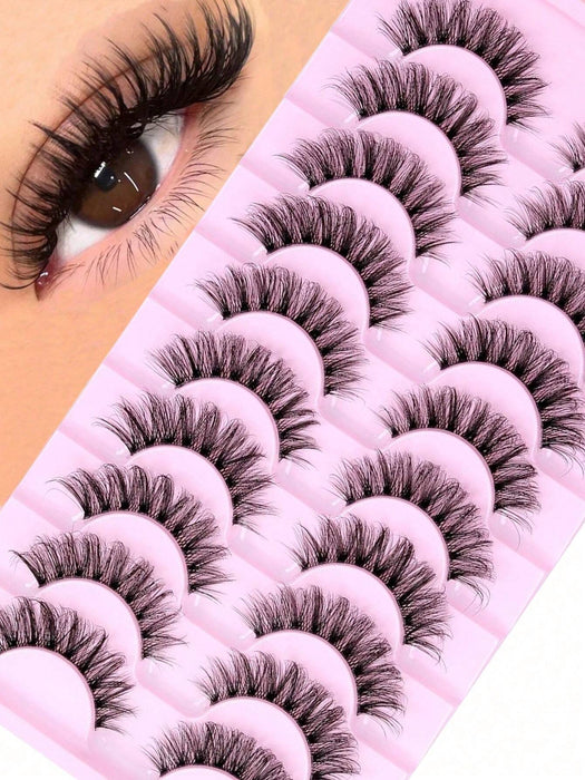 Shein Pestañas postizas de ojo de gato, 10 pares - Quierox - Tienda Online