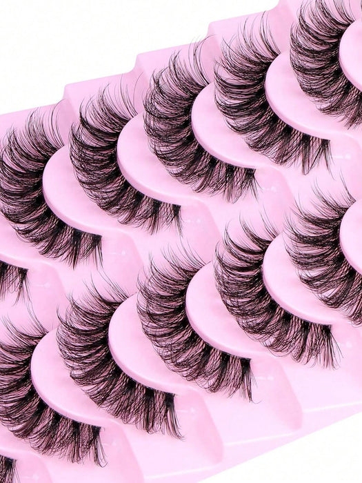 Shein Pestañas postizas de ojo de gato, 10 pares - Quierox - Tienda Online