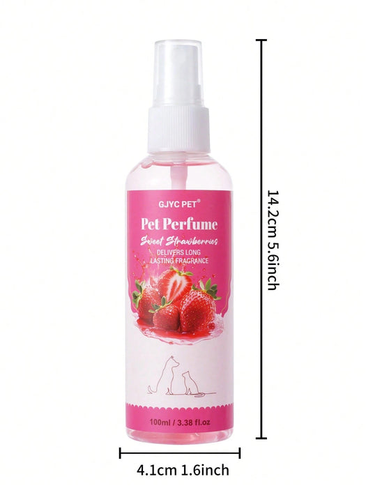 SHEIN PET 100 ml (3.38 fl oz) Fragancia para mascotas con aroma a fresa dulce - Quierox - Tienda Online