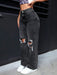 SHEIN PETITE Jeans Rectos Lavado Con Agujeros - Quierox - Tienda Online