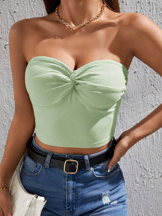 SHEIN PETITE Top corto de verano - Quierox - Tienda Online