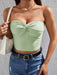 SHEIN PETITE Top corto de verano - Quierox - Tienda Online