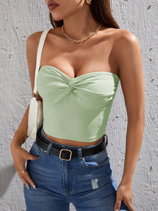 SHEIN PETITE Top corto de verano - Quierox - Tienda Online