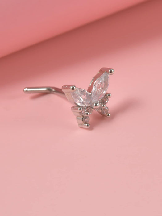 Shein Piercing para la nariz con circonita cúbica y decoración de mariposa para hombre y mujer, estilo punk - Quierox - Tienda Online