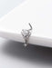 Shein Piercing para la nariz de acero inoxidable con decoración de diamantes de imitación para mujeres - Quierox - Tienda Online