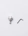 Shein Piercing para la nariz de acero inoxidable con decoración de diamantes de imitación para mujeres - Quierox - Tienda Online
