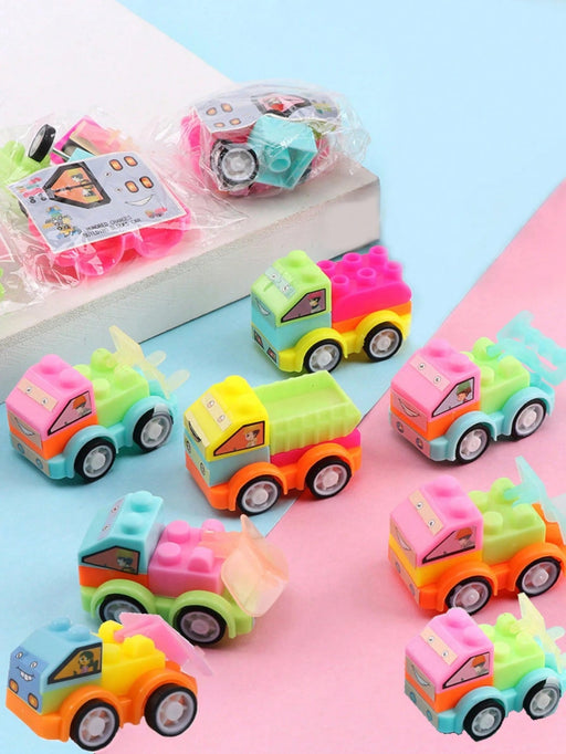 SHEIN piezas Rompecabezas de construcción de vehículos de bloques de juguete - Quierox - Tienda Online