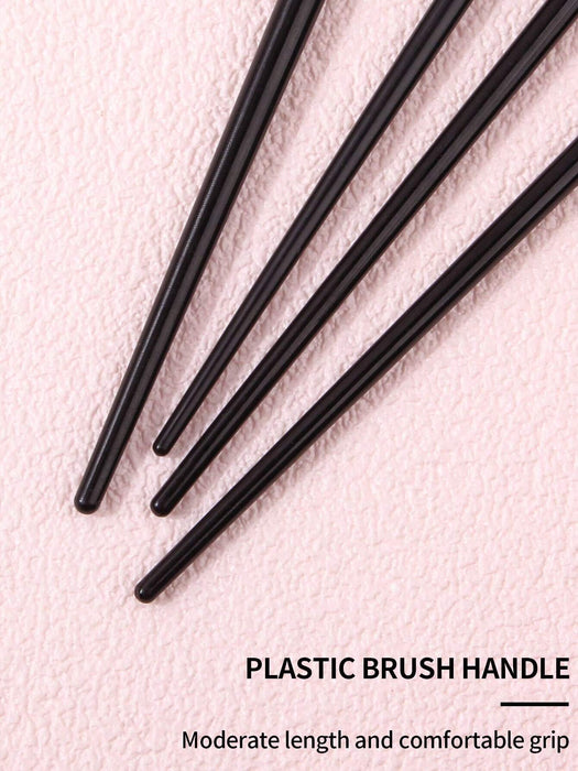 Shein Pincel delineador de ojos profesional, 4 piezas, mango largo - Quierox - Tienda Online