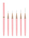 Shein Pinceles delineadores para uñas, 5 pinceles - Quierox - Tienda Online