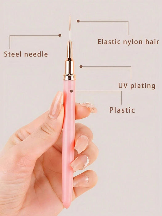 Shein Pinceles delineadores para uñas, 5 pinceles - Quierox - Tienda Online