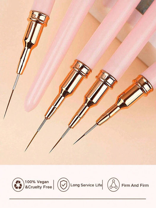 Shein Pinceles delineadores para uñas, 5 pinceles - Quierox - Tienda Online