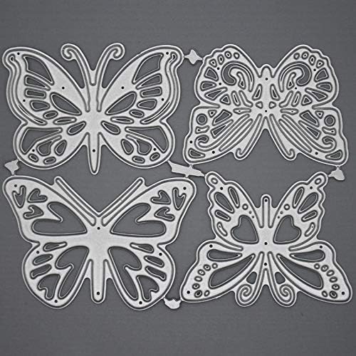 Shein Plantillas de mariposa con marco de metal para hacer tarjetas de papel, álbumes de recortes - Quierox - Tienda Online