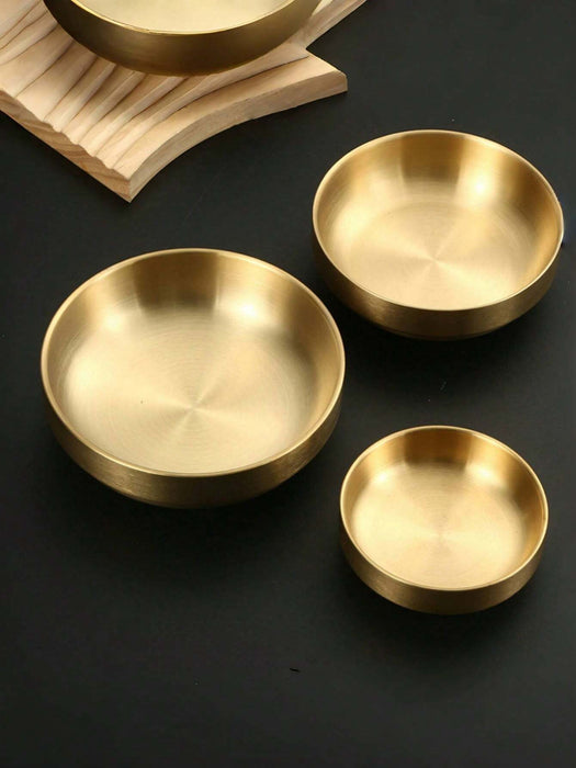 Shein Plato de acero inoxidable 304 de doble capa - Quierox - Tienda Online