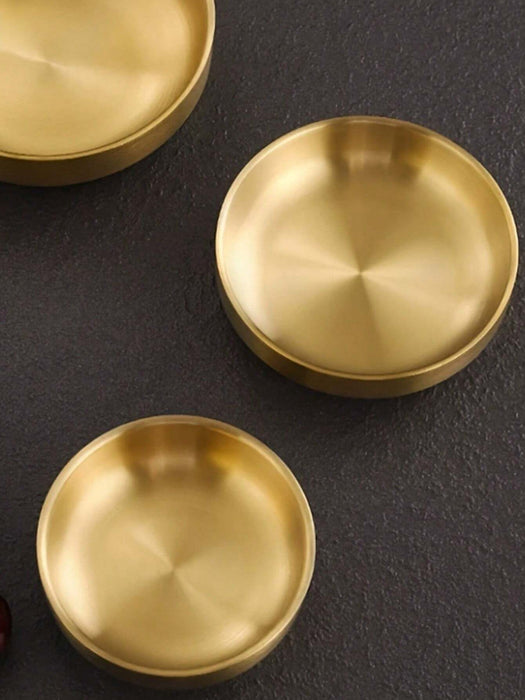 Shein Plato de acero inoxidable 304 de doble capa - Quierox - Tienda Online